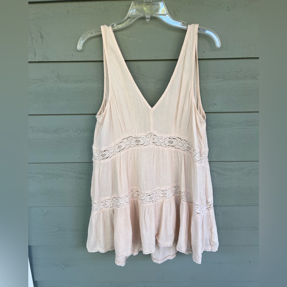 American Eagle Cream Tank Top